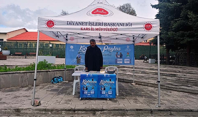 Kars İl Müftülüğü, kurban bağış kampanyası başlattı