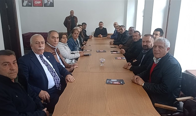 Kars’ta emek ve meslek örgütlerinden CHP’ye destek ziyareti yaptı