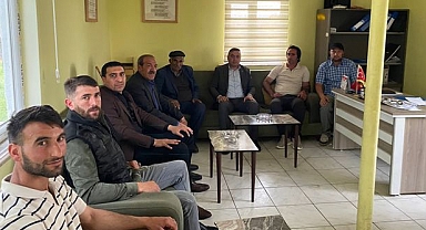 Özcan Müçük’ten üreticiye destek ziyareti