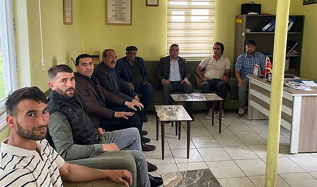 Özcan Müçük’ten üreticiye destek ziyareti