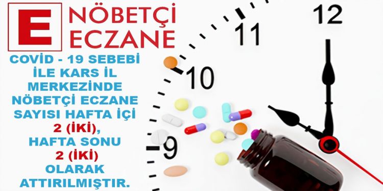 Kars’ta nöbetçi eczanelerin sayısı arttırıldı Kaynak: Kars’ta nöbetçi eczanelerin sayısı arttırıldı