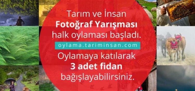 “Tarım ve İnsan Fotoğraf Yarışması” için halk oylaması başladı