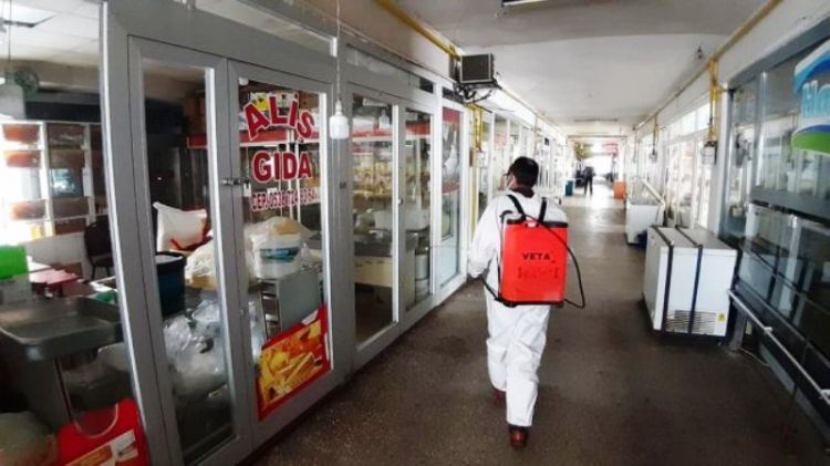 Kars’ta dezenfekte çalışmaları devam ediyor